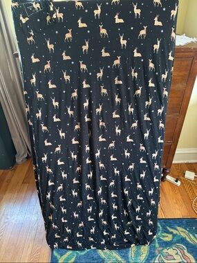 Kyte BABY crib sheet midnight deer